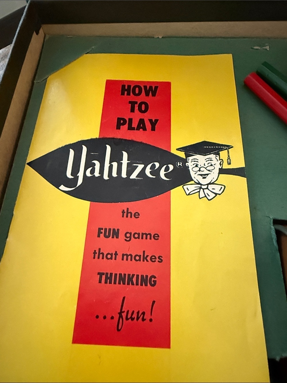 1956 Classic Yahtzee Family Game - Picture 5 of 5